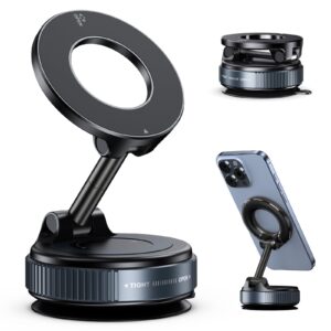 For Magsafe Car Mount??Strong Magnets??Magsafe Windshield Mount Magnetic Phone Holder for Car Dash Windshield Universal Hands Free Car Phone Holder for Iphone 16 15 14 13 Promax plus Magsafe Accessories